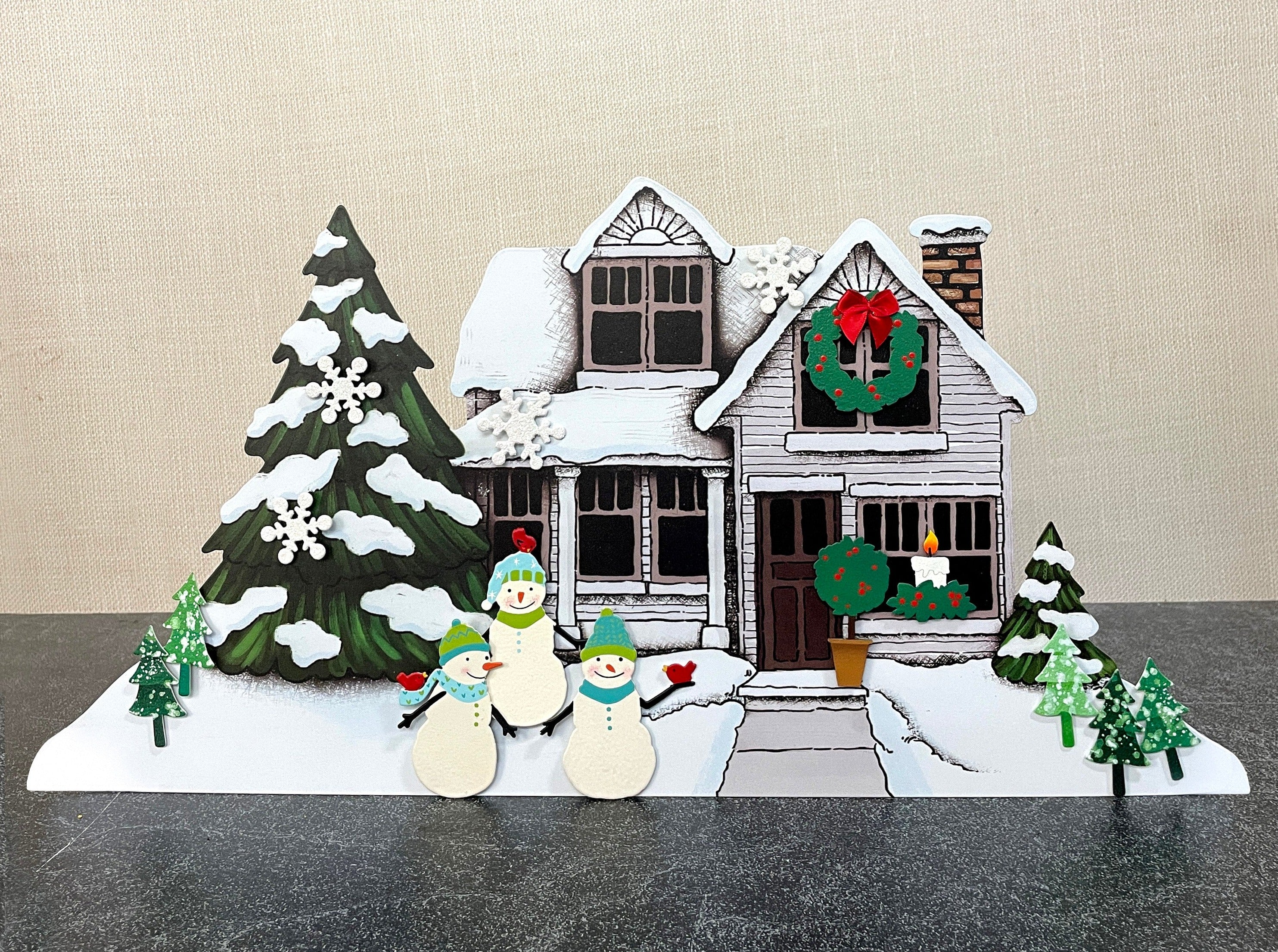 Magnetic Art Scene - Winter House