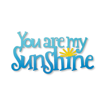 &quot;You Are My Sunshine&quot; Magnet Blue