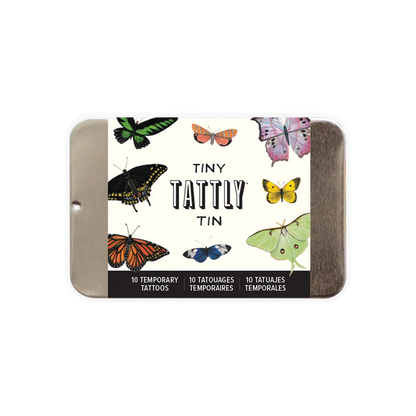 Tattly Butterfly Tattoo Tiny Tin